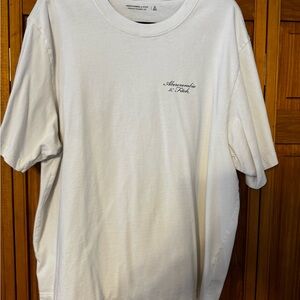 Abercrombie & Fitch Men's White T-Shirt